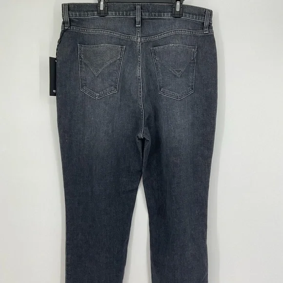 Hudson Jeans Holly High Rise Straight in Washed Black Size 33 NWT - Picture 7 of 10
